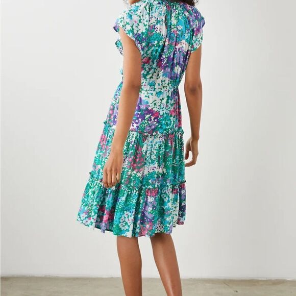 Rails Juni Gardenia Floral Dress Small NWT - Picture 2 of 7